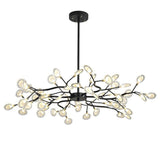 LED Firefly Chandelier Light Fixture - Branch Design for Living Room & Dining Room Decor