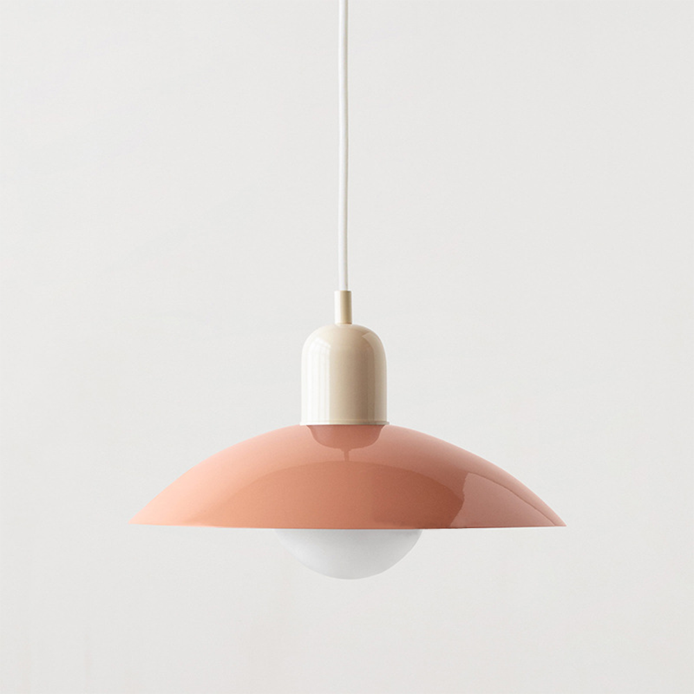 LED Bauhaus Pendant Light Fixture - Colorful Macaron Design for Kitchen, Dining Room & Modern Interiors