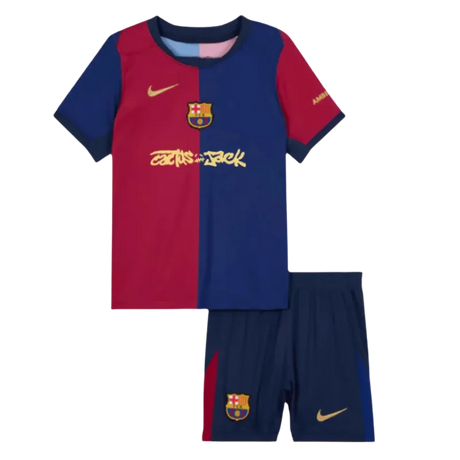 24/25 Kids Barcelona Home Cactus Jack Kit