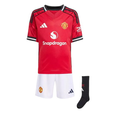 25/26 Kids Man U Home Kit