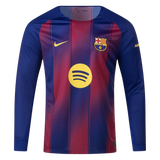 25/26 Barcelona Home Long Sleeve Jersey