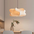 Wabi Sabi Silk Hanging Lamp - Japanese Style Pendant Light for Home Decor & Ambient Lighting