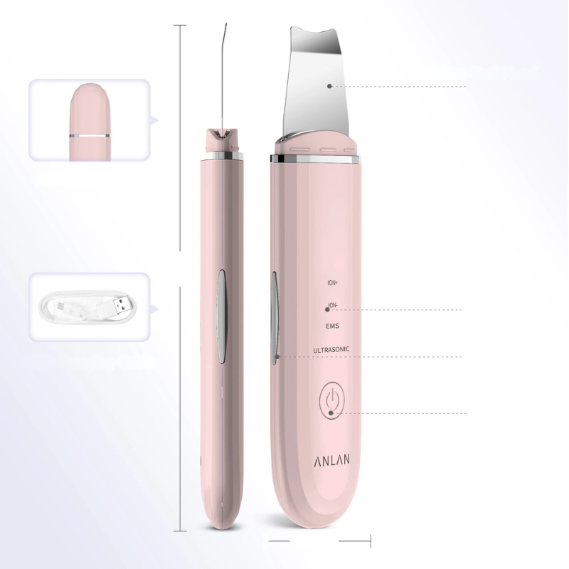 Celestara™ | Deep Cleansing Ultrasonic Facial Tool with Lifting Function for Radiant Skin Care