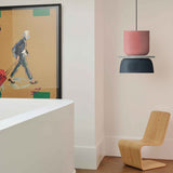 Nordic Color Block Pendant Light Fixture - Modern Hanging Lamp for Kitchen & Dining Room
