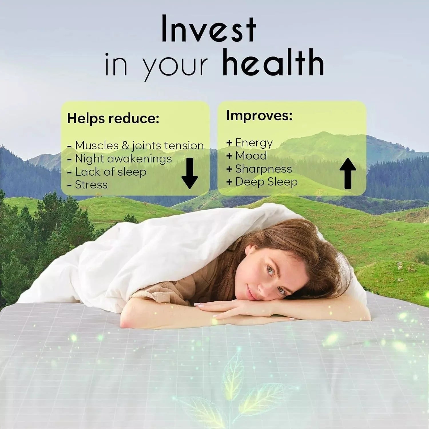 Grounding Bed Sheet - #2024 Upgraded Earth Grounding Bed Sheet