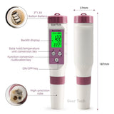 Digital Pool Tester – Measuring device for pH and chlorine for easy pH measurement in pool water