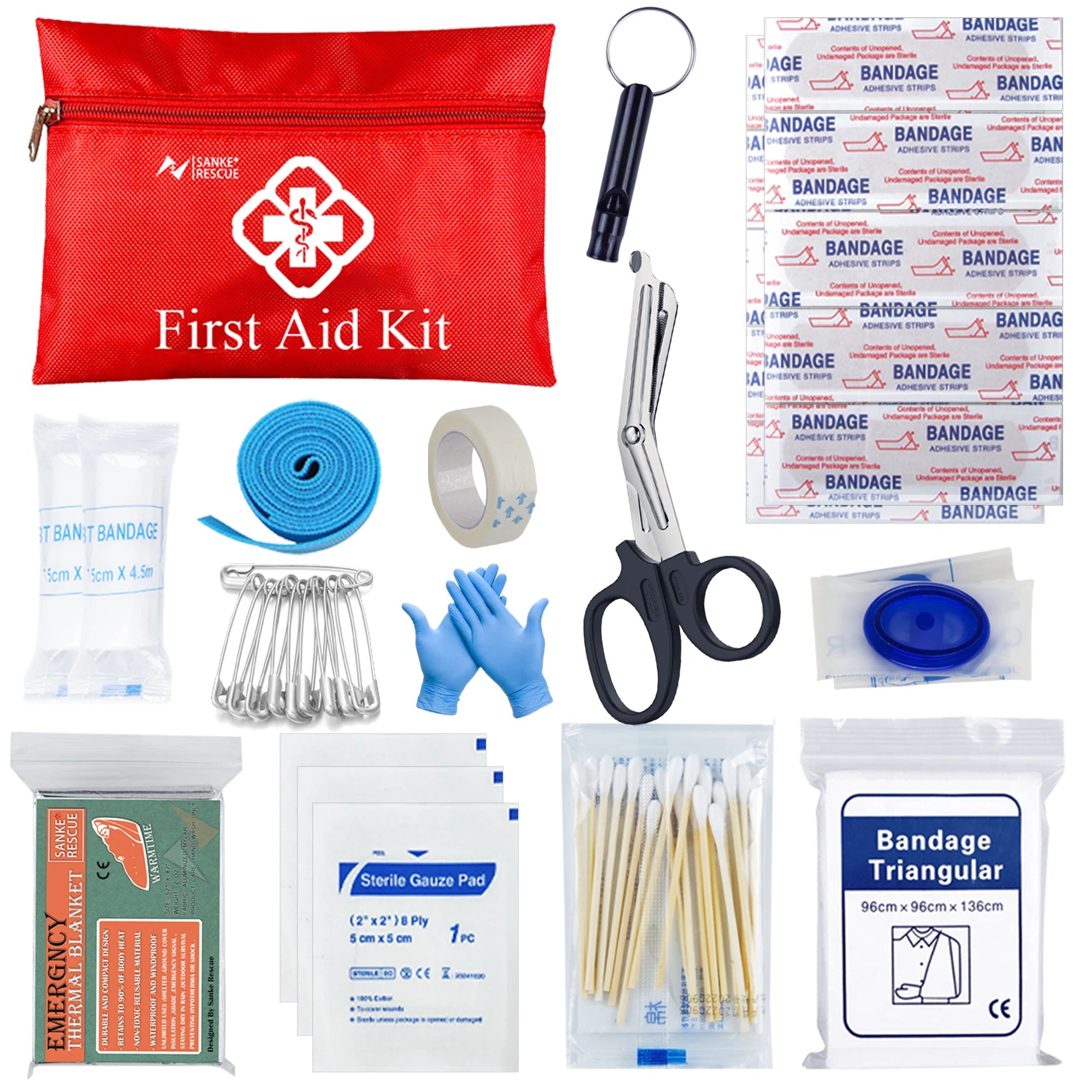 TrailBlazer Tactical First Aid Molle Survival Kit & Bonus 30 Day Survival Program