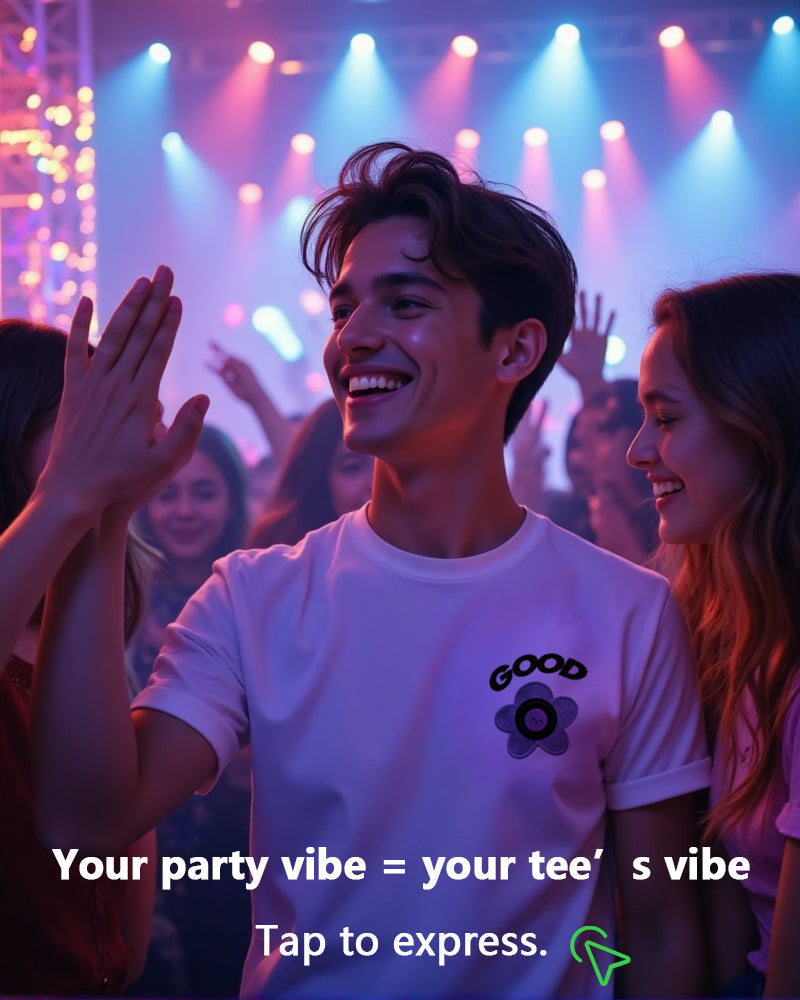 ??Merchpublic Dynamic Pixel "GOOD" Mood T-Shirt