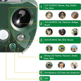 Ultrasonic Bird & Pest Repeller Device - Effective Pest Control for Gardens, Yards & Outdoor Spaces