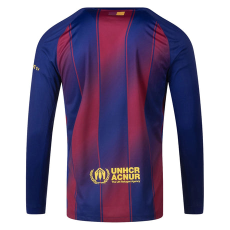 25/26 Barcelona Home Long Sleeve Jersey