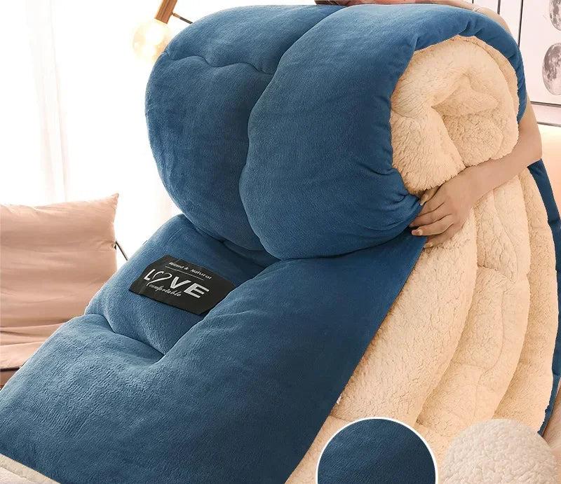 Premium Double-Layer Flannel Fleece Winter Blanket | Extra-Large, Breathable & Ideal for Cozy Nights