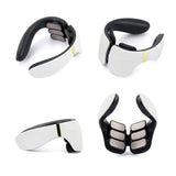 Neck and Back Massager with Heat Therapy - Portable Pain Relief for Neck and Back Muscle Relaxation