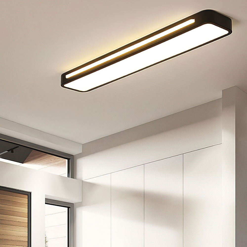 LED Ceiling Light Fixture - Nordic Minimalist Design - Long Linear Light for Modern Home & Office Spaces