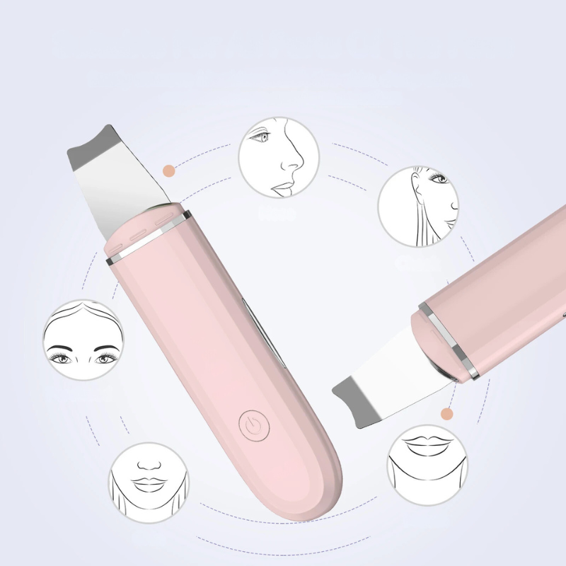 Celestara™ | Deep Cleansing Ultrasonic Facial Tool with Lifting Function for Radiant Skin Care