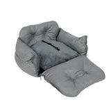 Dog Car Seat Bed with Harness | Waterproof Travel Dog Car Seat Bed