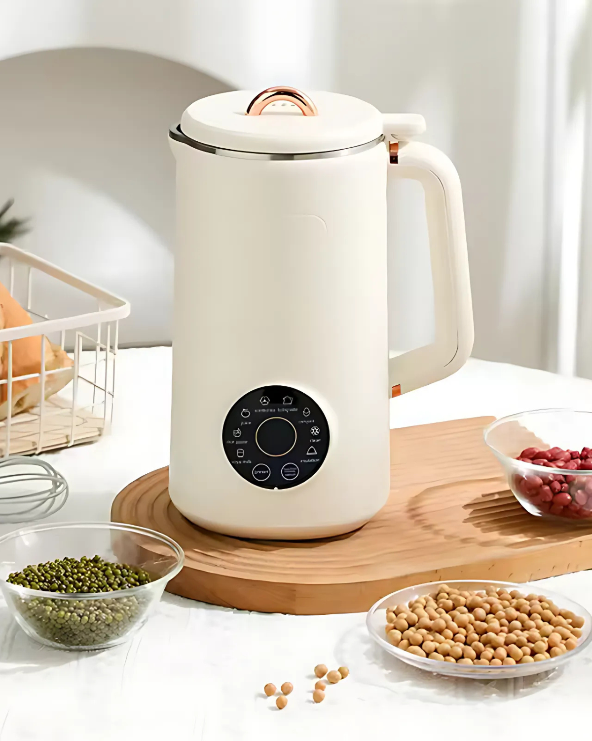 Nut Milk Maker Machine for Almond, Cashew, and Oat Milk - Easy to Use, BPA-Free, and Compact for Home Kitchen