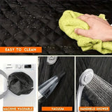 Dog Car Seat with Hard Bottom & Back Seat Extender for Travel | Car Seat Protection for Large Dogs