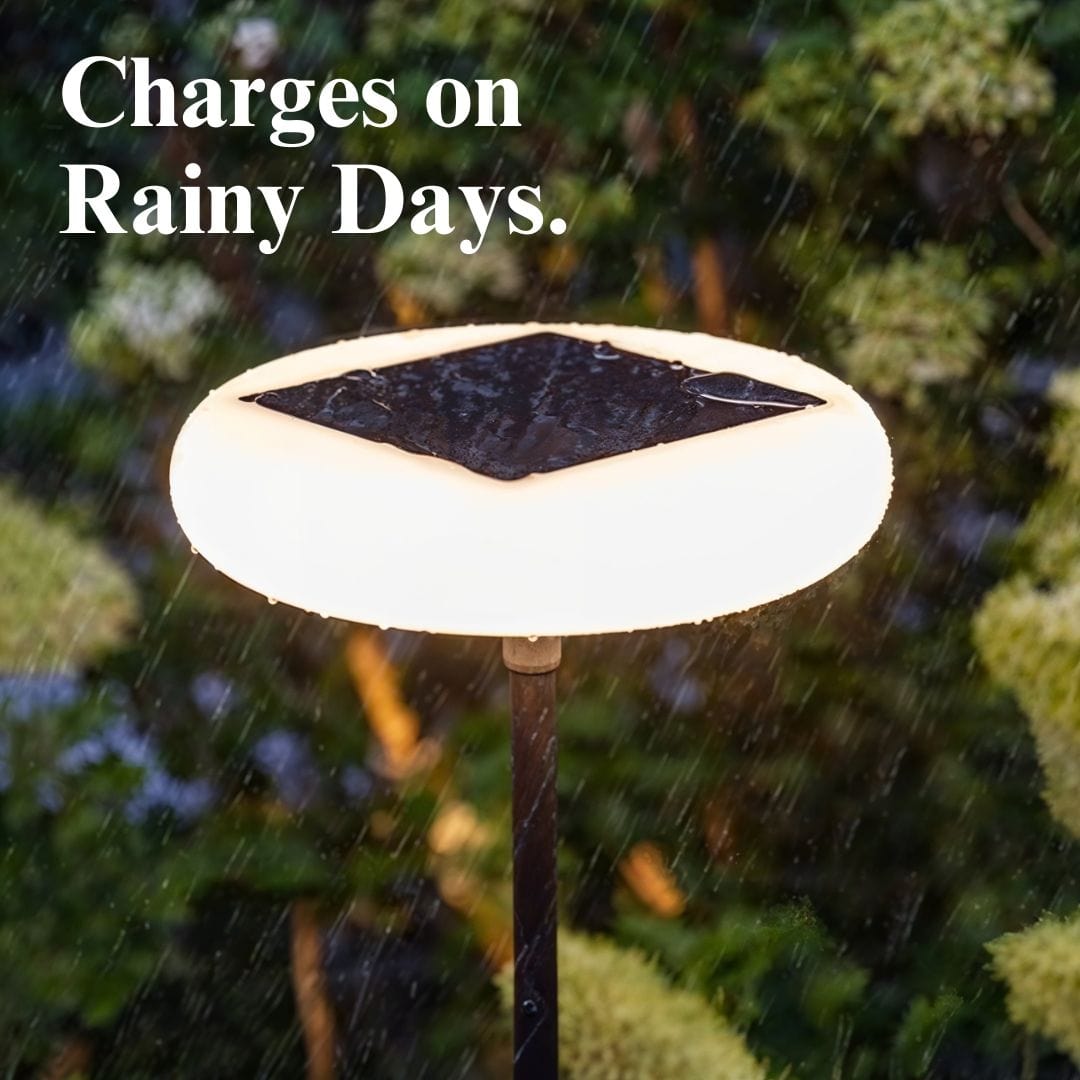 Solar Outdoor Adjustable Lamp with LED Light - Waterproof Garden Lighting for Pathway, Patio, and Yard Use