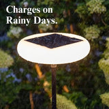 Solar Outdoor Adjustable Lamp with LED Light - Waterproof Garden Lighting for Pathway, Patio, and Yard Use