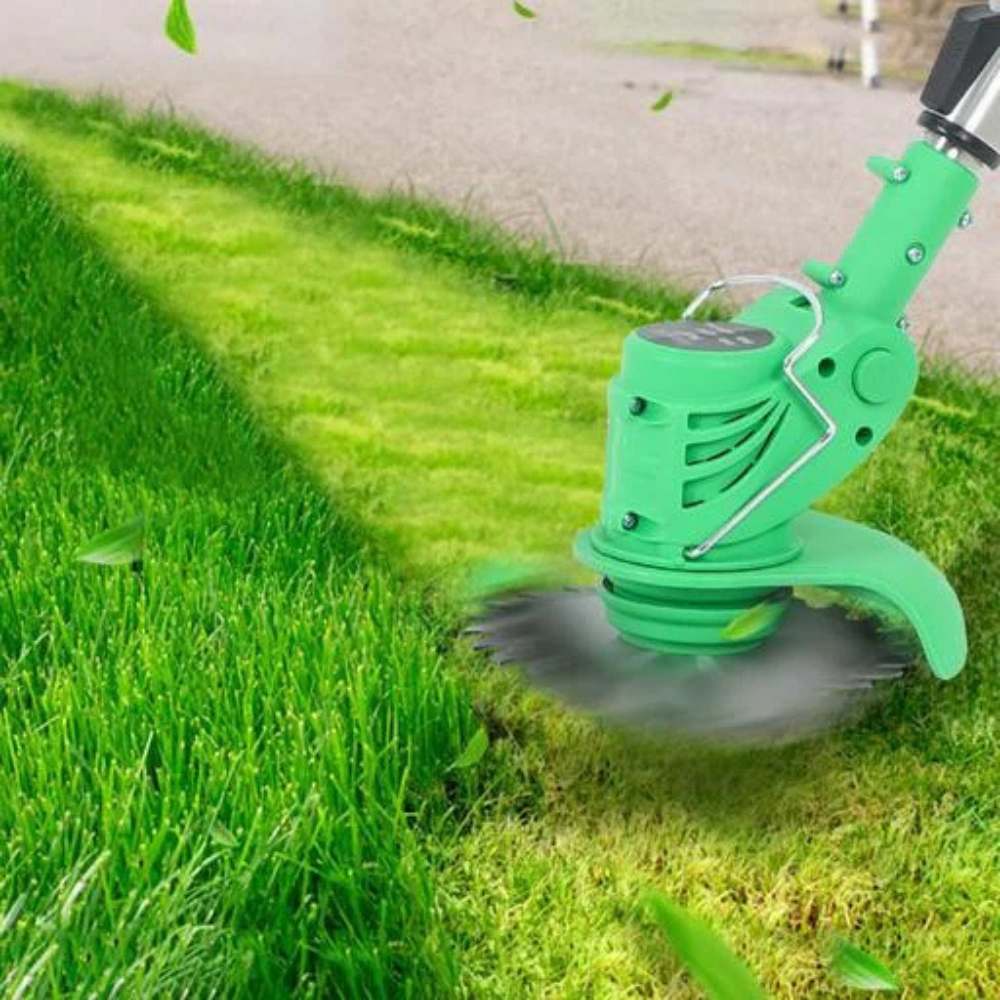 Cordless Grass Trimmer with Adjustable Cutting Width for Lawn Care & Garden Maintenance
