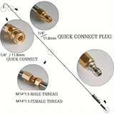 Telescoping High Pressure Washer Wand Set | 4000 PSI, 7 Nozzle Tips & Ideal for Gutter, Roof, and Hard-to-Reach Cleaning