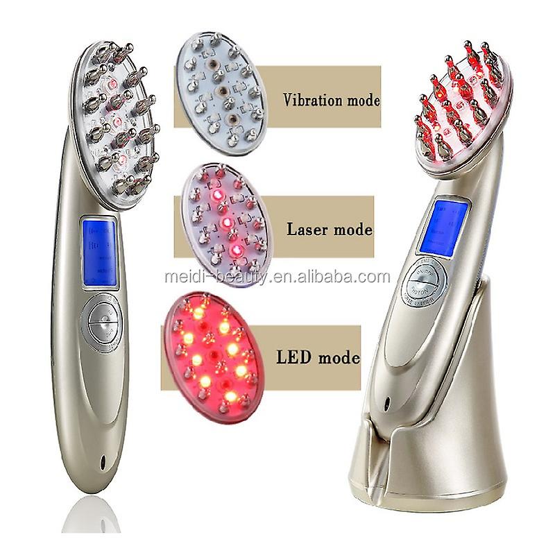 Red Light Therapy for Hair Growth – Laser Comb with Low-Level Laser Light for Effective Hair Loss Treatment, Includes Hair Growth Brush for Enhanced Results