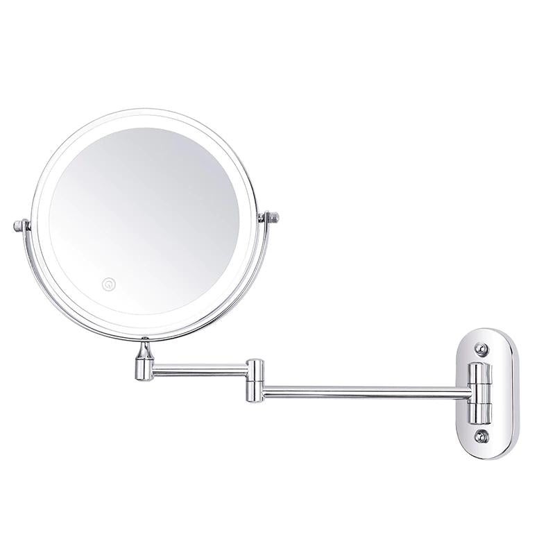 Magnified Rechargeable LED Makeup Mirror | Adjustable Brightness, up to 10x Magnification & Portable for Flawless Makeup Application