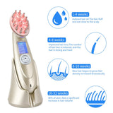 Red Light Therapy for Hair Growth – Laser Comb with Low-Level Laser Light for Effective Hair Loss Treatment, Includes Hair Growth Brush for Enhanced Results