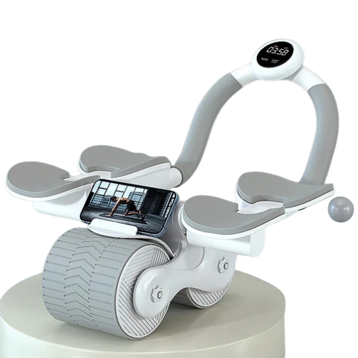 Abdominal Muscle Training Device | Ergonomic, 360° Movement & Convenient Phone Holder for Total-Body Workouts at Home