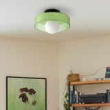 Modern Round LED Ceiling Light Fixture - Energy-Efficient Lighting for Living Room & Kitchen Spaces