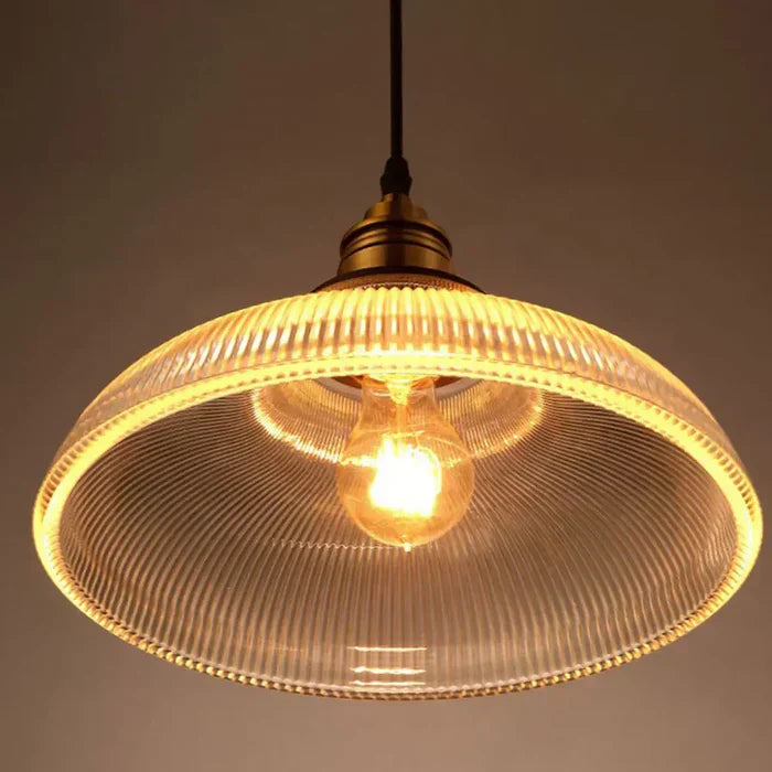 Glass Pendant Light | Adjustable Cable, Warm Light Effect & Ideal for Kitchen and Dining Spaces