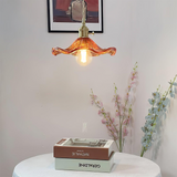 Stylish Hibiscus Flower Lamp – Elegant Glass Pendant Light for Modern Interiors