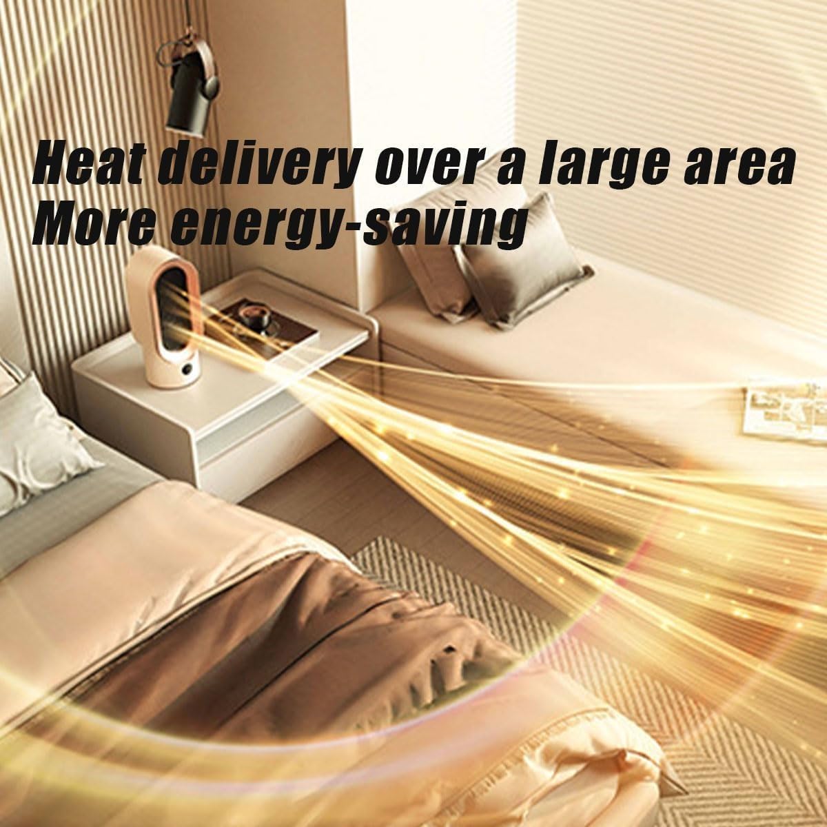 Energy-Efficient Space Heater for Small Rooms – Keep Warm This Winter with Quiet Operation