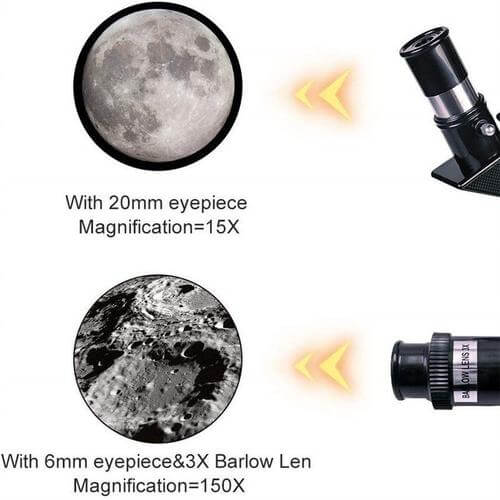Professional Astronomical Telescope with 150x Zoom – Perfect for Moon Watching