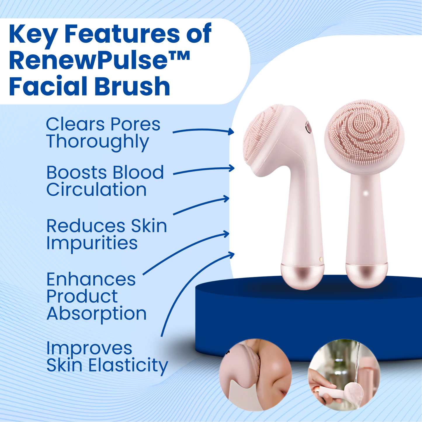 RenewPulse Facial Brush