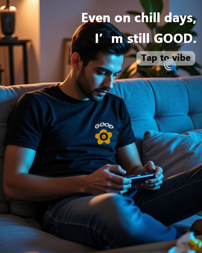 ??Merchpublic Dynamic Pixel "GOOD" Mood T-Shirt