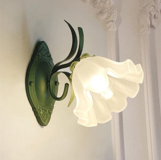 LED Lily of the Valley Flower Wall Lamp - Decorative Floral Light Fixture for Living Room & Bedroom Decor