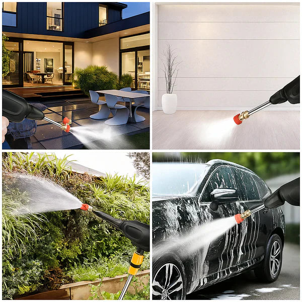 Portable 48V Battery Pressure Washer | Powerful, Lightweight and Ideal for Cleaning Cars, Gardens and Outdoor Surfaces