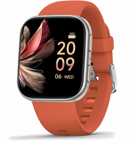 FITVII HM57 Health & Fitness Tracker (Answer/Make Calls), Smart Watch with HR+BP+SPO2 Monitor