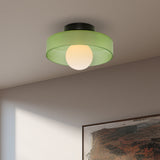 Modern Round LED Ceiling Light Fixture - Energy-Efficient Lighting for Living Room & Kitchen Spaces