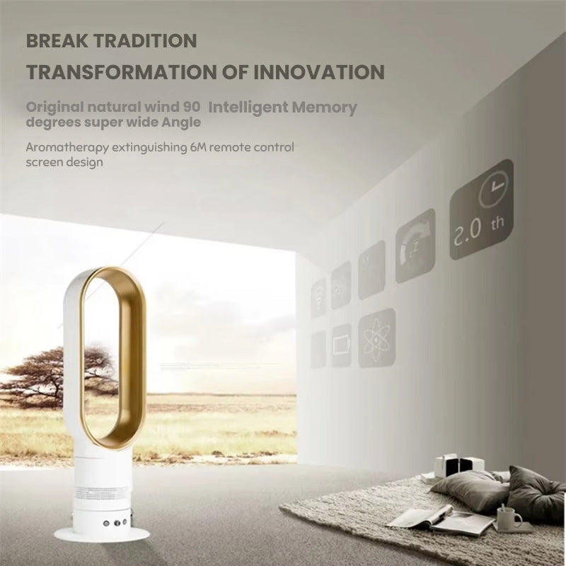 Bladeless Tower Fan | Energy Efficient Cool Air Flow