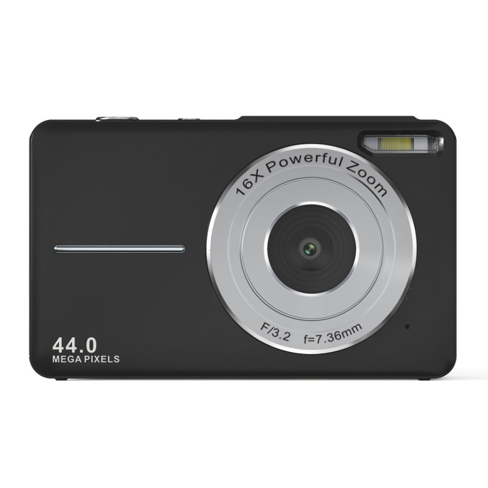 Portable Digital Camera 1080P 44MP with 16X Zoom – Compact Vlogging Camera with LCD Screen, Rechargeable, Perfect for Teens and Students
