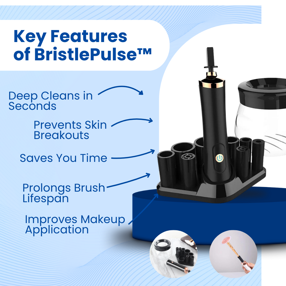 BristlePulse - Makeup Brush Cleaner