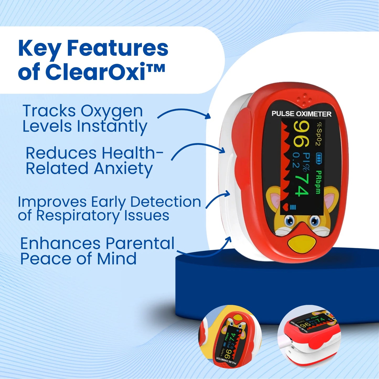 ClearOxi Pulse Oximeter Pediatric