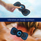 Deep Tissue Pulse Pro Massager with Heat Therapy for Muscle Relief and Relaxation at Home or Office