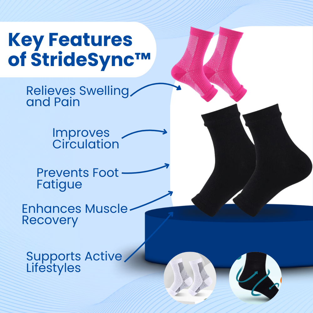 StrideSync - Compression Socks