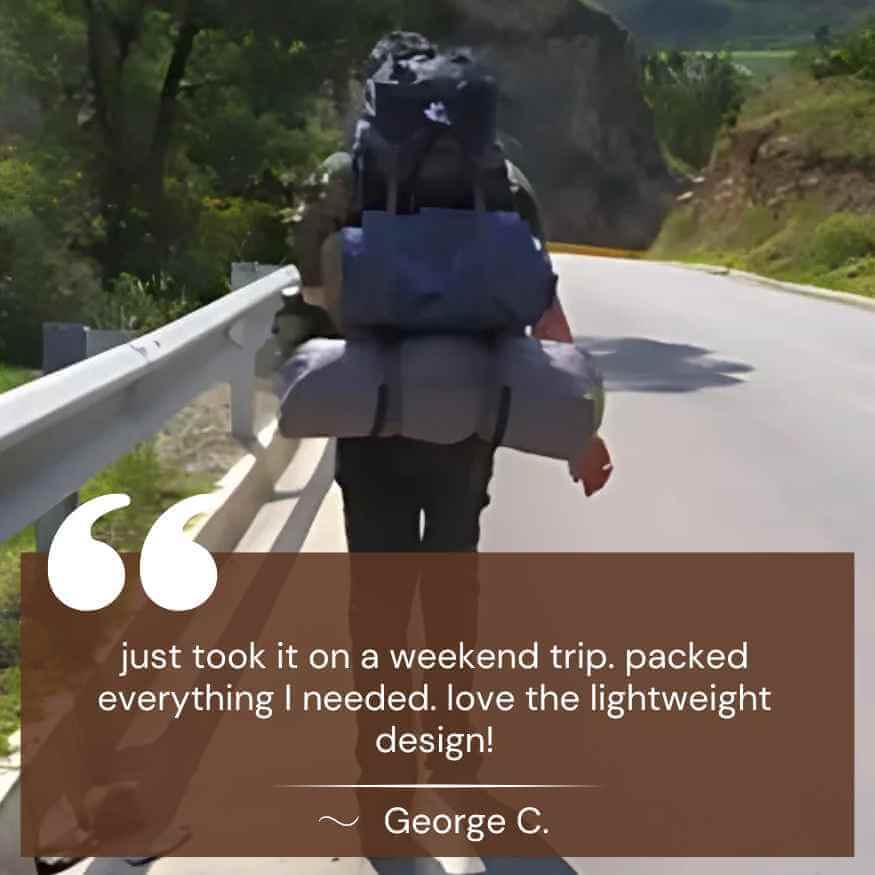 60L Waterproof Hiking Backpack | Lightweight, Ergonomic Design & Smart Storage for Day Hikes and Expeditions