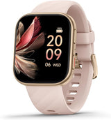 FITVII HM57 Health & Fitness Tracker (Answer/Make Calls), Smart Watch with HR+BP+SPO2 Monitor