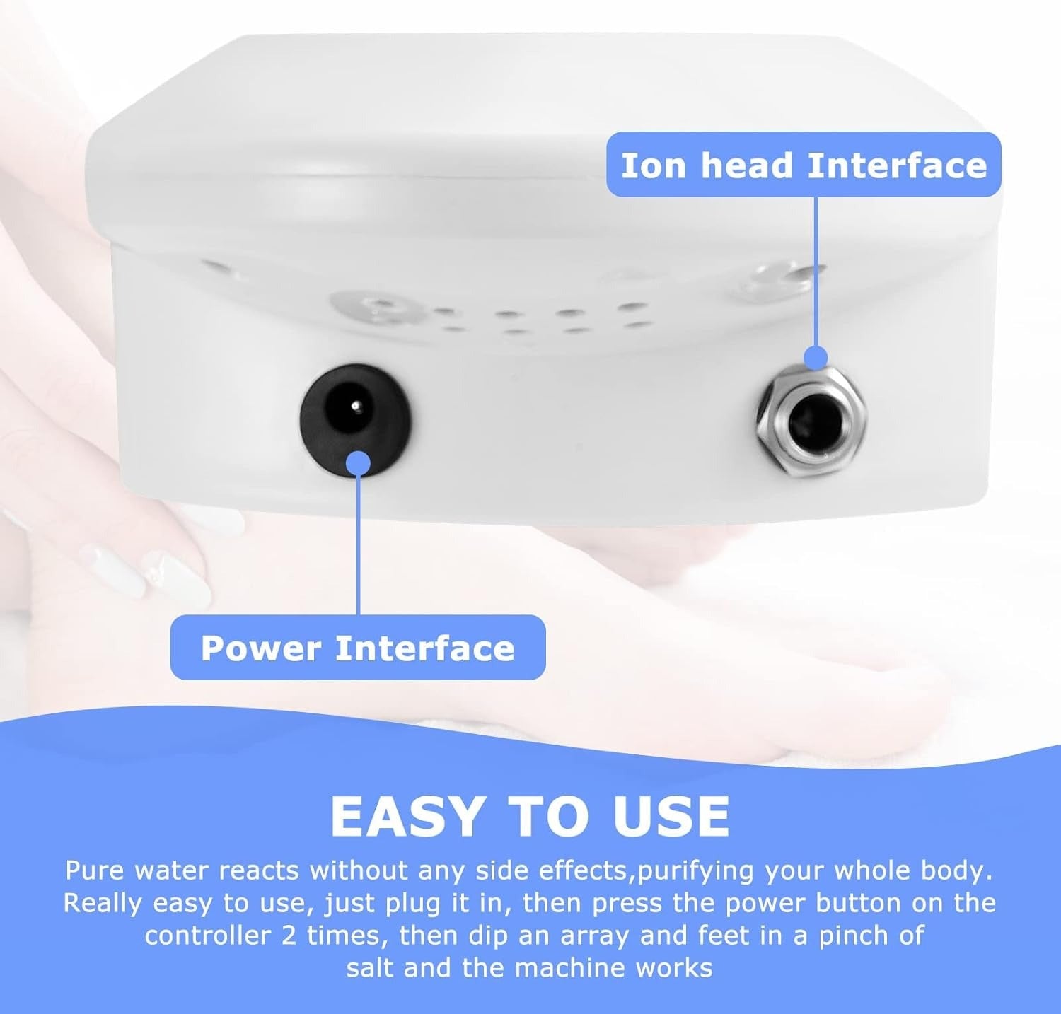 Ionic Detox Foot Spa | Professional-Grade, Energy Boosting & Deep Cleanse for Home Use