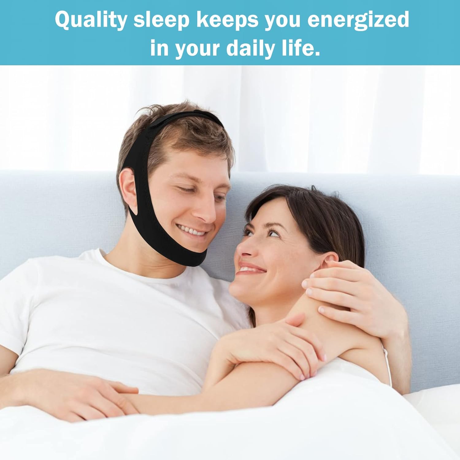 SilentNight - Chin Strap Anti Snore + 3 FREE Gifts Today